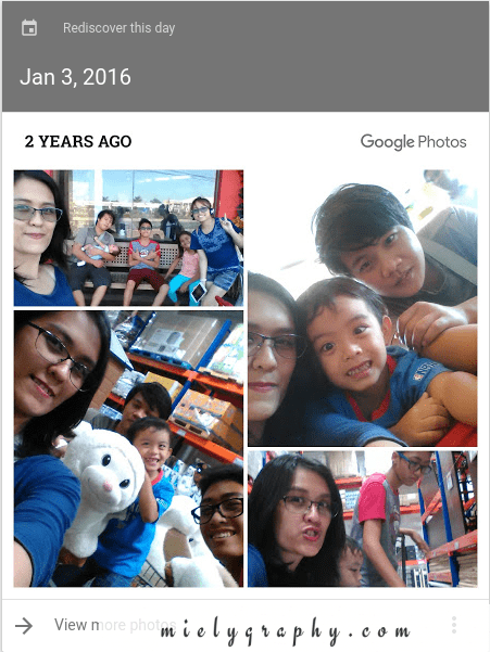 Rediscovering photos from the past: Google Photos