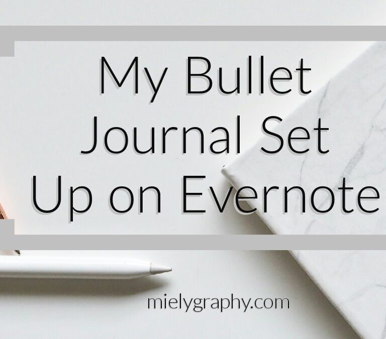 Digital Bullet Journal Templates for Evernote