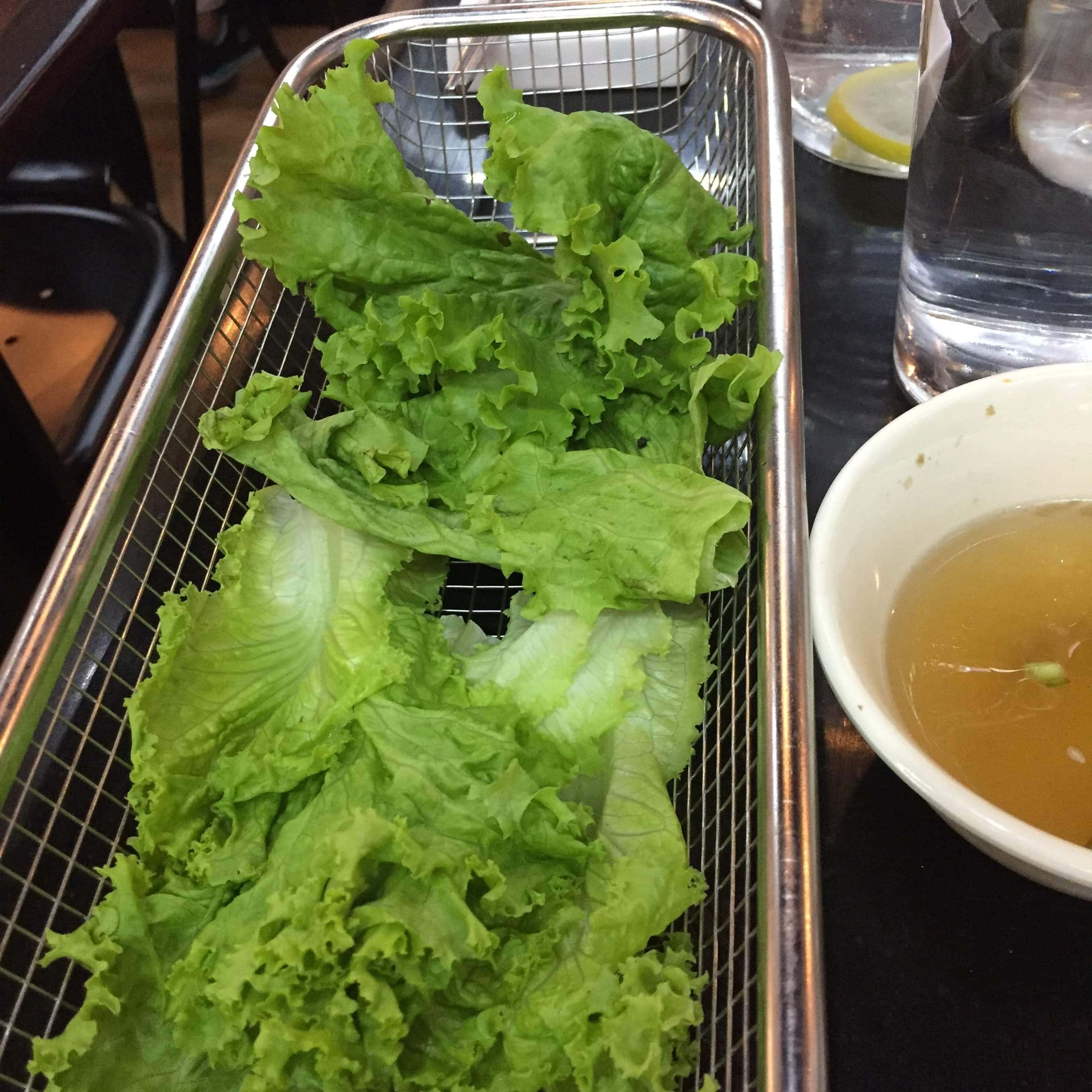lettuce for samgyeopsal samgyeopmasarap unlimited korean bbq bacoor