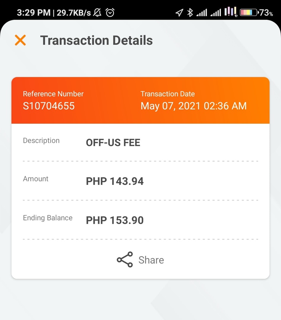 my international transaction fee for Binance using Unionbank debit card